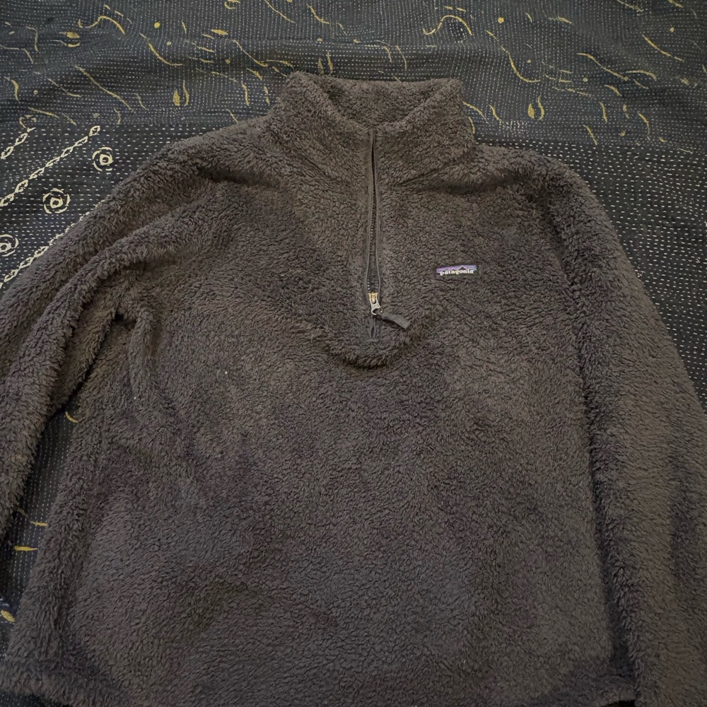 Patagonia Charcoal Fleece Pullover 1/4 zip women’s XL
